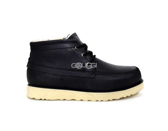 Campout Chukka Leather Black - 42
