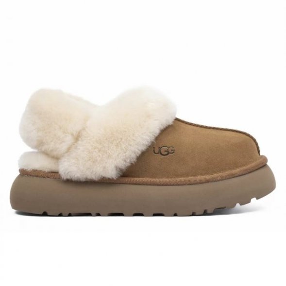 Женские тапочки Ugg Slippers Disquette Chestnut
