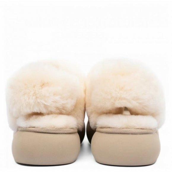 Женские тапочки Ugg Slippers Disquette Sand