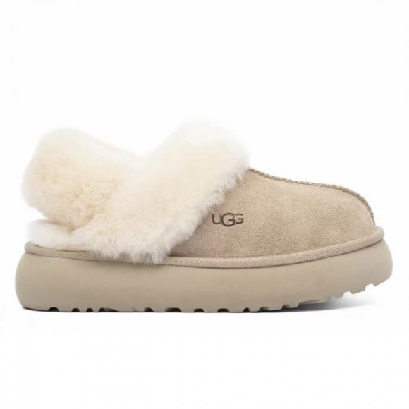 Женские тапочки Ugg Slippers Disquette Sand
