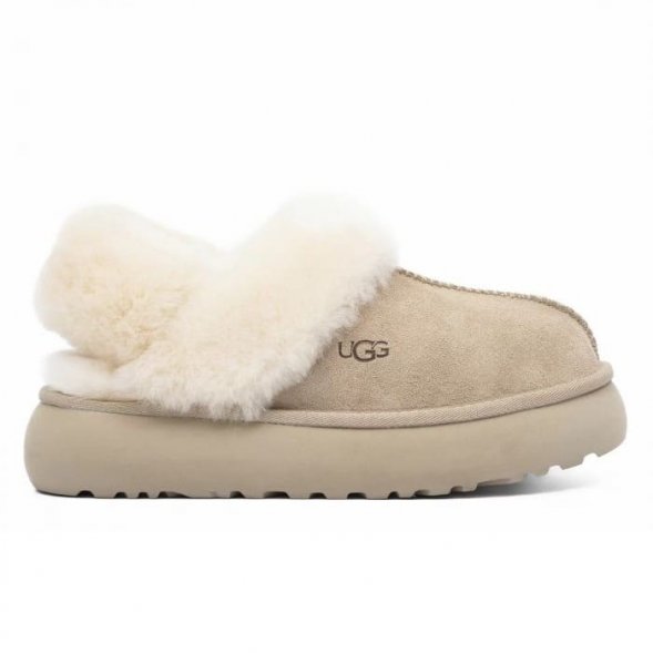 Женские тапочки Ugg Slippers Disquette Sand