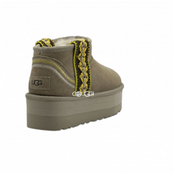 Classic Ultra Mini Braid Plat Boot Sand