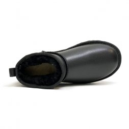 Ugg Ultra mini men Leather - Black