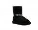 Kids UGG Classic Serein II Black