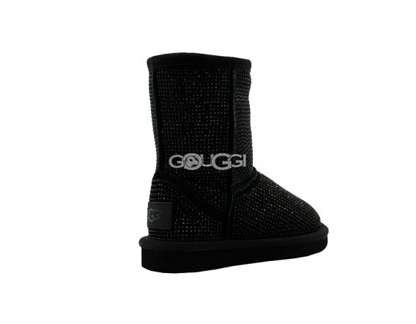 Kids UGG Classic Serein II Black