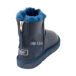 UGG MINI ZIP Metalic Navy