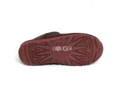 Ultra mini Leather Chocolate