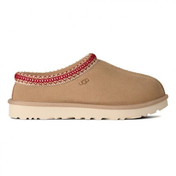 Женские слипоны Ugg Tasman II Slipper - Sand / Dark Cherry