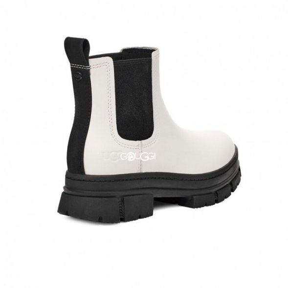 Ashton Chelsea Leather - White - 36