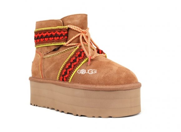 Classic Mini II Braid Platform - Сhestnut - 40 Classic Mini II Braid Platform - Сhestnut - 40