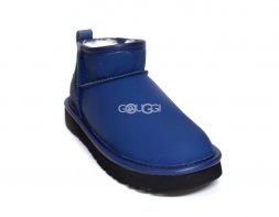 Ultra mini Leather Deep Navy