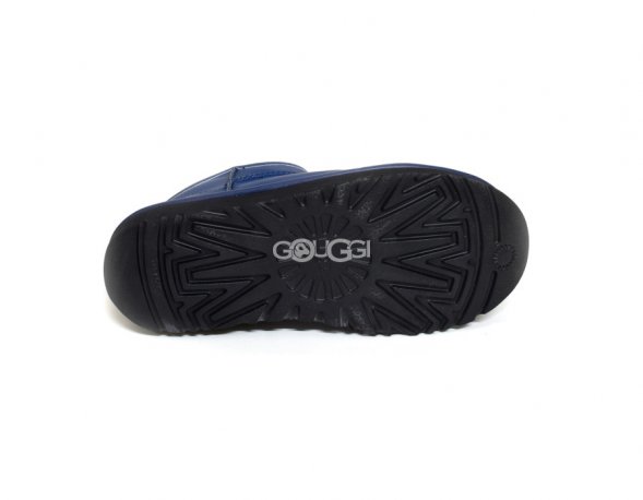 Ultra mini Leather Deep Navy - 35