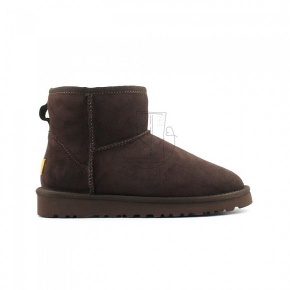 Ugg Classic Mini Men's - Chocolate - Шоколадный, 41, Натуральная замша обработанная специальным составом