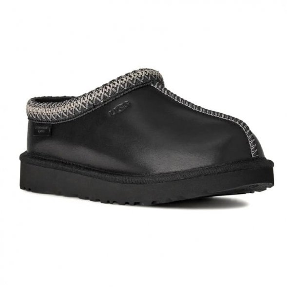 Женские слипоны Ugg Tasman Leather Regen - Black