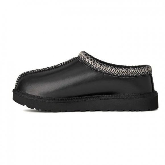 Женские слипоны Ugg Tasman Leather Regen - Black