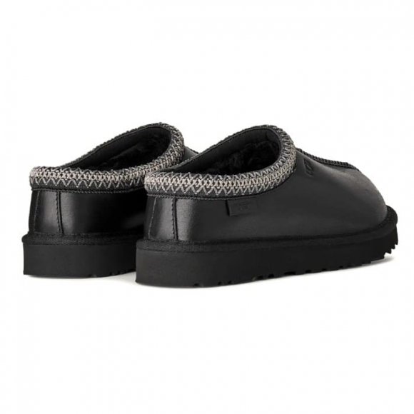 Женские слипоны Ugg Tasman Leather Regen - Black