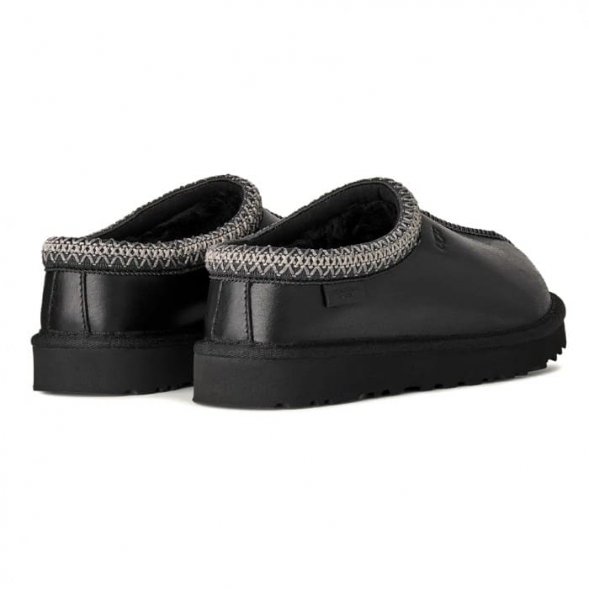 Женские слипоны Ugg Tasman Leather Regen - Black