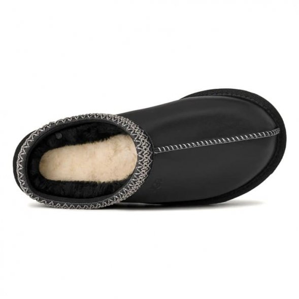 Женские слипоны Ugg Tasman Leather Regen - Black