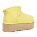 UGG Classic Ultra Mini Platform Pearfect - желтый, 41, Замша