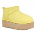 UGG Classic Ultra Mini Platform Pearfect - желтый, 41, Замша