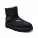 Ugg Mini Bailey Graphic Logo Suede Black