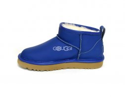 Ultra mini Leather Navy