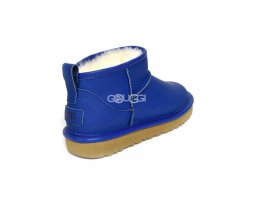 Ultra mini Leather Navy