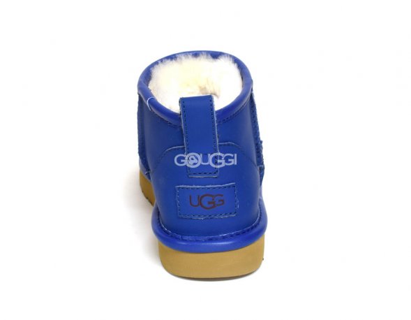 Ultra mini Leather Navy - 39