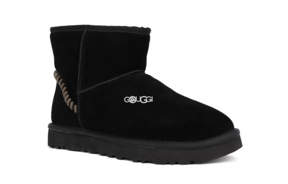 Classic Mini Deco Suede Boot Men's Black - 45