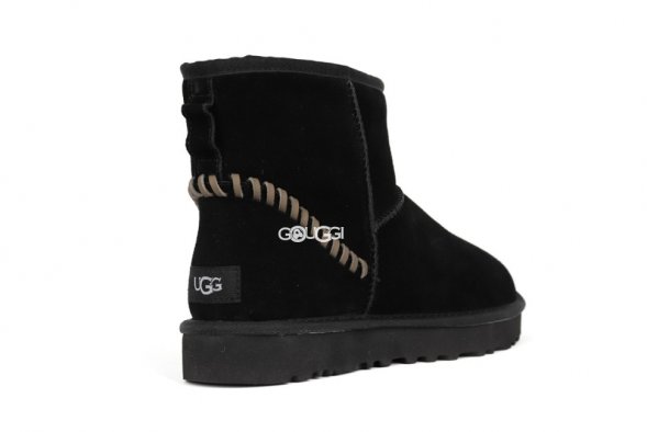 Classic Mini Deco Suede Boot Men's Black - 45