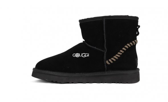 Classic Mini Deco Suede Boot Men's Black - 45