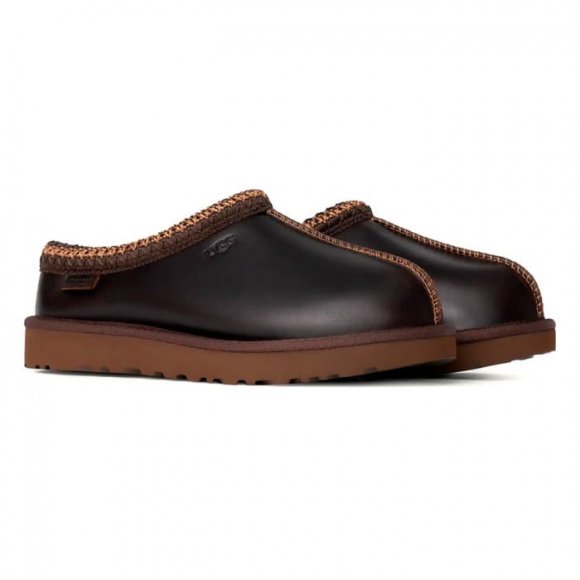 Женские слипоны Ugg Tasman Leather Regen - Ironwood