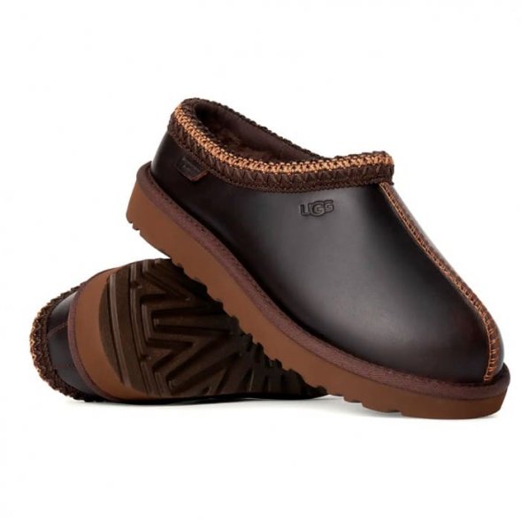 Женские слипоны Ugg Tasman Leather Regen - Ironwood