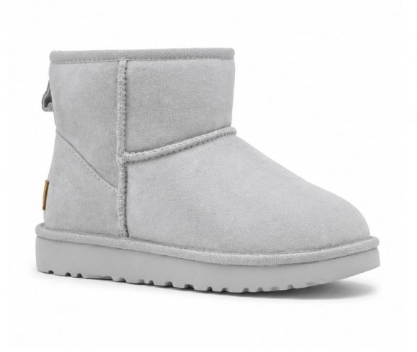 Женские мини угги с пропиткой Ugg Classic Mini II - Grey Violet
