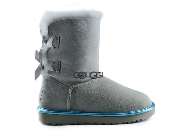 Bailey Bow 2 Metallic Grey Violet - 37