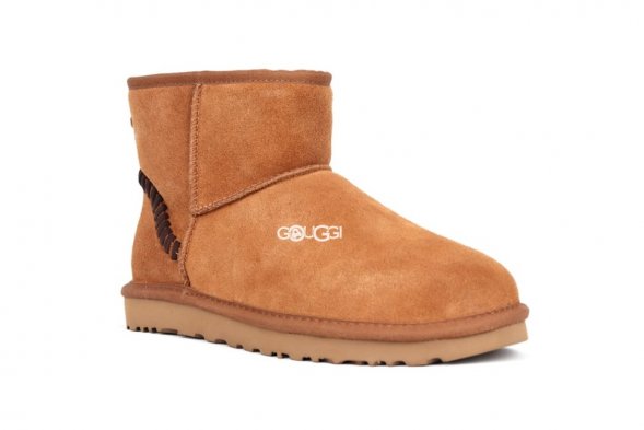 Classic Mini Deco Suede Boot Men's Сhestnut - 43