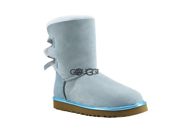 Bailey Bow 2 Metallic Sky Blue