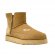 Classic Zip Mini Suede Boot Chestnut