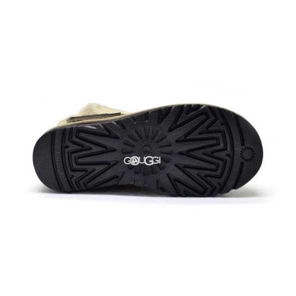 Ugg Mini Bailey Graphic Logo Suede Sand
