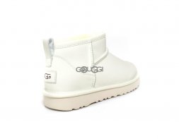 Ultra mini Leather White