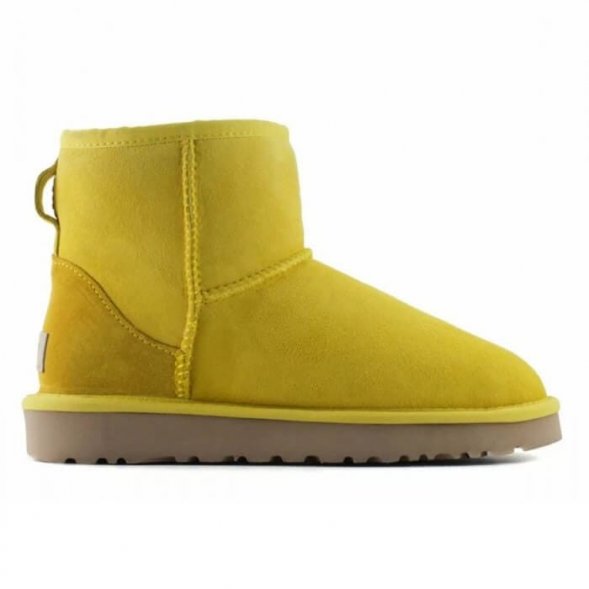 Женские мини угги с пропиткой Ugg Classic Mini II - Yellow