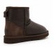 Женские обливные мини угги Ugg Classic Mini Metallic Chocolate