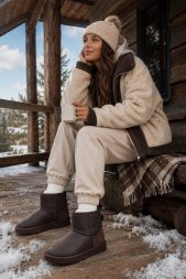 Ugg Classic Mini Metallic Chocolate