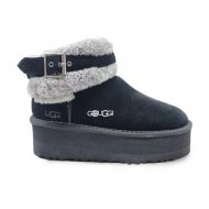 Ugg Mini Platform Strap Black Ugg Mini Platform Strap Black