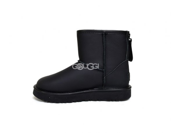 Classic Mini Metallic LOGO ZIP SHINE Black - 38
