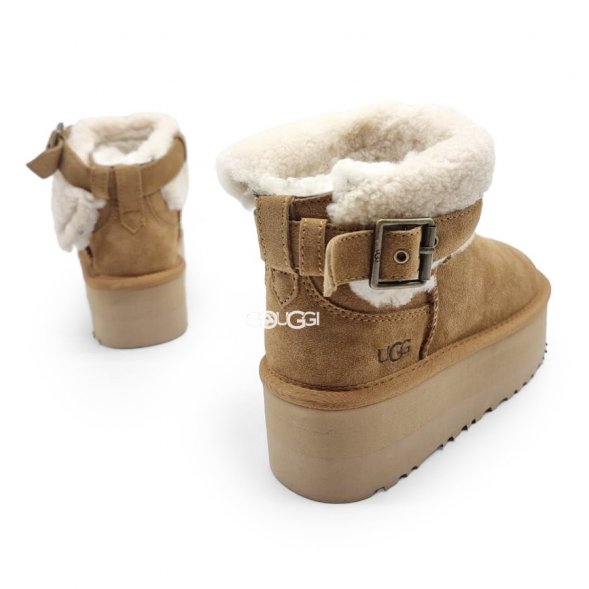 Ugg Mini Platform Strap Chestnut - 39
