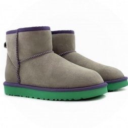 Ugg Classic Mini  - Grey &amp; Green