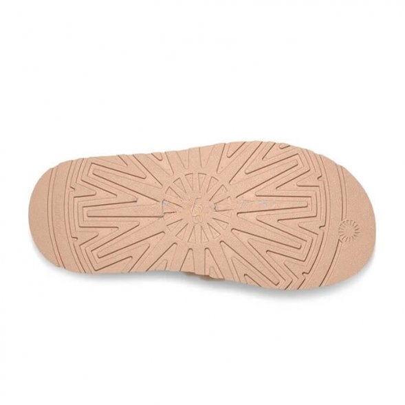 Ugg Disco Cross Slide Sand - Бежевый, 35, Натуральная овчина
