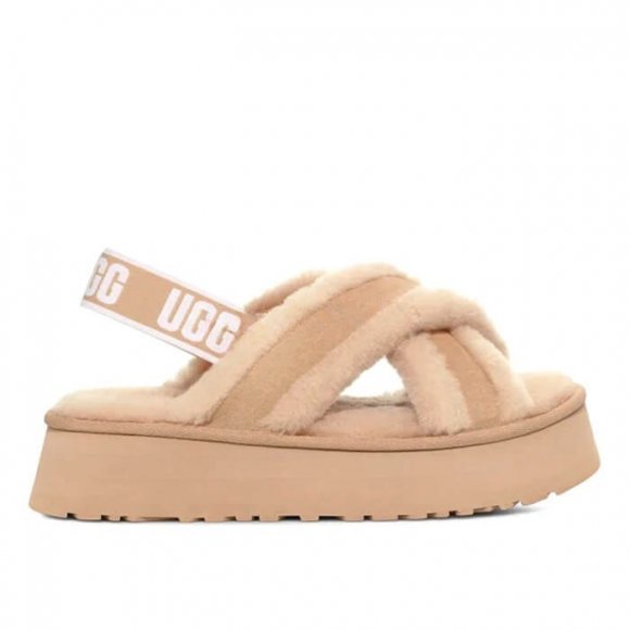 Ugg Disco Cross Slide Sand - Бежевый, 35, Натуральная овчина Ugg Disco Cross Slide Sand - Бежевый, 35, Натуральная овчина