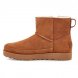 Женские мини угги на молнии Ugg Zip Mini Boots - Chestnut